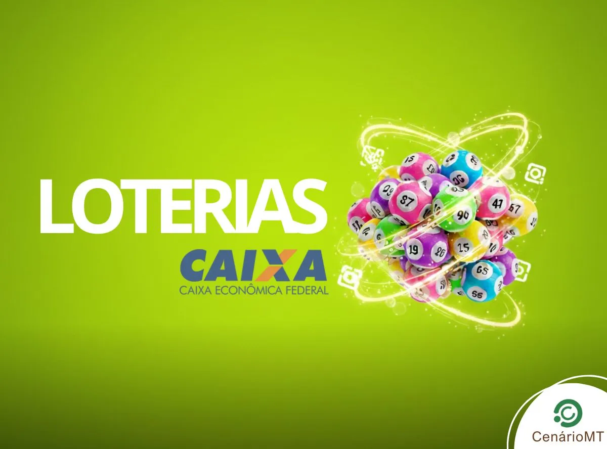 Volante da Lotofácil e painel do Espaço da Sorte da Caixa.