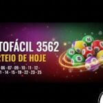 Lotofácil concurso 3562
