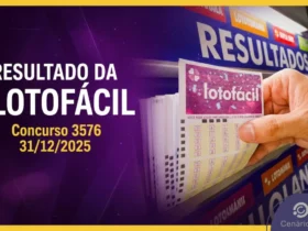 Resultado do concurso 3576 da Lotofácil nesta quarta-feira (31/12)