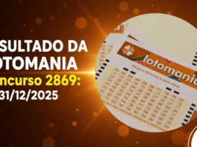 Concurso 2869 acontece em 31/12/2025 com prêmio estimado de R$ 9M