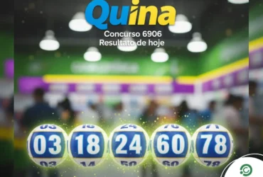 Resultado da Quina de hoje: concurso 6906