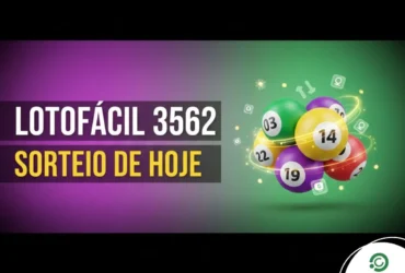 Resultado do concurso da Lotofácil 3562