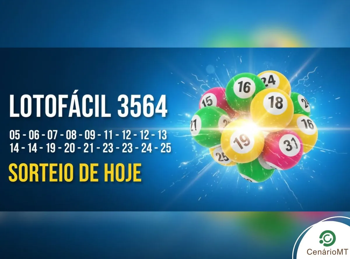 Resultado da Lotofácil 3564: números sorteados ...