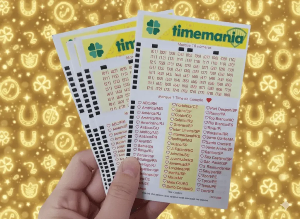 Bilhetes da timemania