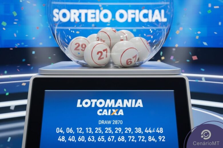 R$ 10 milhões hoje: Resultado da Lotomania 2870 de sexta-feira (02/01/26)