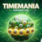 Concurso 2342 da Timemania sorteia dezenas e prêmio estimado chega a R$ 2,1 milhões