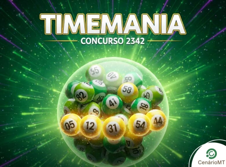 Concurso 2342 da Timemania sorteia dezenas e prêmio estimado chega a R$ 2,1 milhões