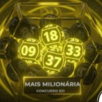 Imagem com bolas de sorteio ilustrativas para a loteria +Milionária de hoje