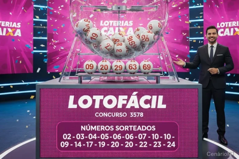Lotofácil: confira o resultado do concurso 3578, que pode pagar R$ 1,8 milhão