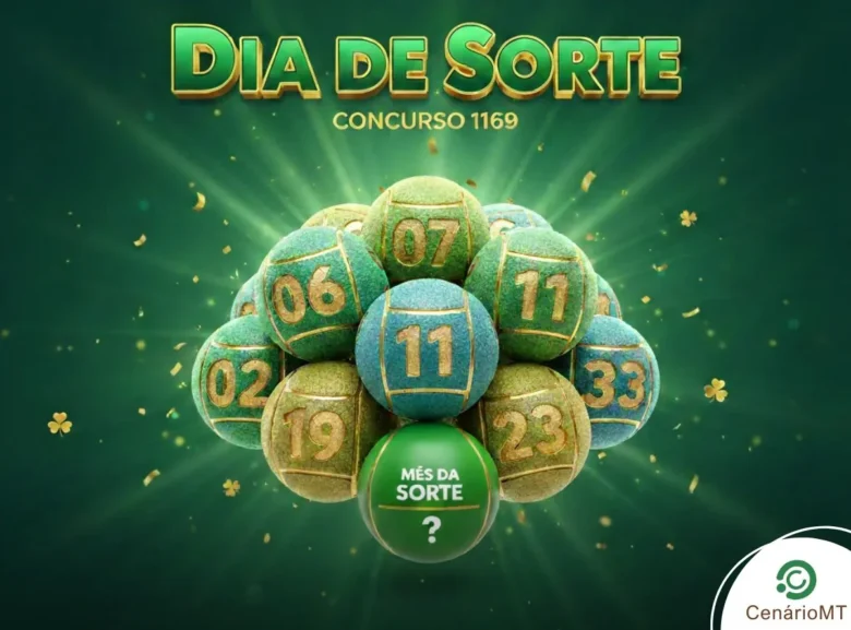 Dia de Sorte 1169 tem prêmio de R$ 400 mil; Confira os números sorteados