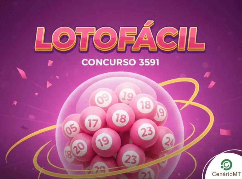 Resultado da Lotofácil concurso 3591 de 19/01/2026: confira os números sorteados