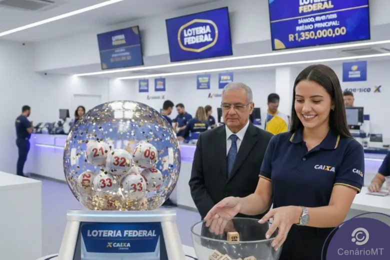 O concurso Loteria Federal 6030 deste sábado (3/1/2026) pode pagar cerca de R$ 1,35M; confira e acompanhe o sorteio