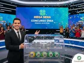 Imagem ilustrativa de sorteio para a mega sena deste sábado 24/01