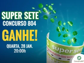 Super Sete 804 promete prêmio estimado de R$ 1,4 milhão no sorteio desta quarta