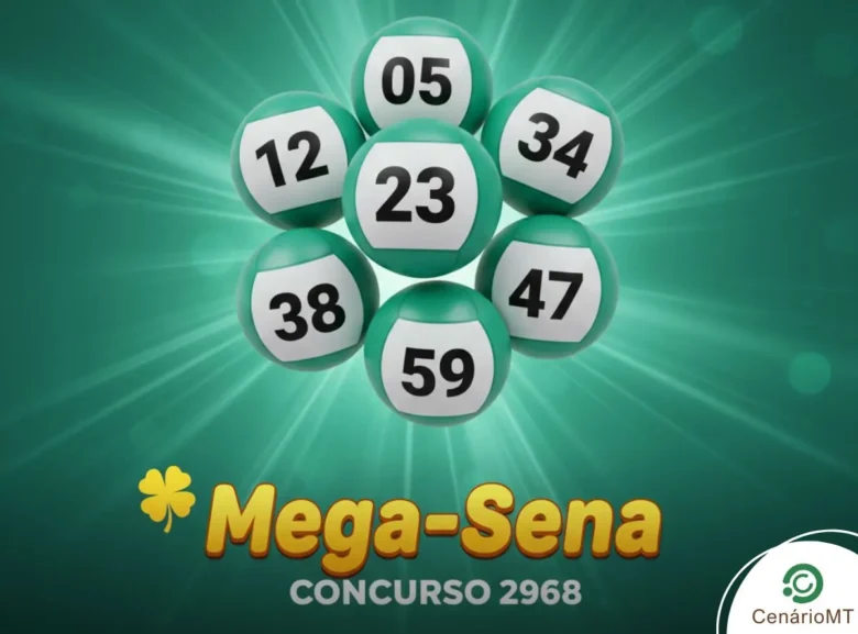 Mega-Sena 2968 entrega prêmio estimado de R$ 130 milhões nesta terça (03/02)