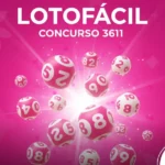 Imagem ilustrativa com fundo rosa para a lotofácil do dia 11/02/2026