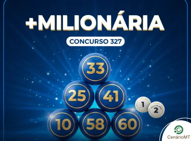 Resultado da +Milionária 327 de hoje (07/02): Confira os números e trevos do prêmio de R$ 22 milhões