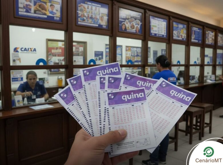 Volantes da Quina em Lotérica da Caixa