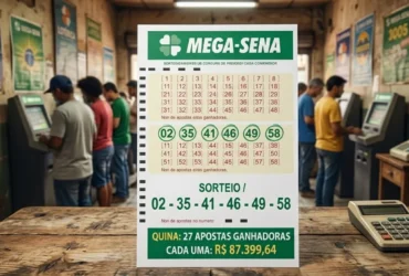 60 apostas de Mato Grosso ganham na Mega-Sena e valor passa de R$ 126 mil 12 Mega-Sena, concurso 2.982: prêmio acumula e vai a R$ 65 milhões