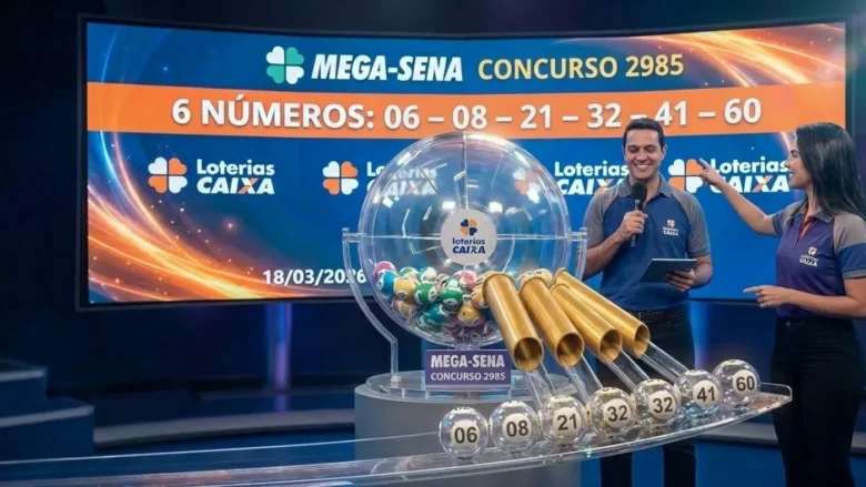 Mega-Sena paga mais de R$ 34 mil para aposta de Cáceres e prêmio movimenta Mato Grosso 1 Resultado Mega-Sena 2985