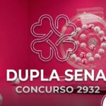 Globo de sorteio com bolas rosas para o concurso 2932 da Dupla Sena.