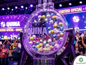 Globo de sorteio da Quina