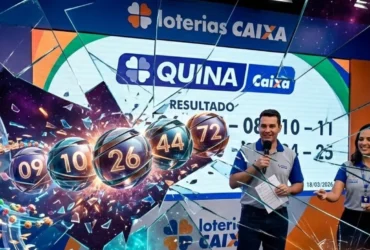 Quina paga prêmio em Mato Grosso e aposta de Tangará da Serra leva mais de R$ 5 mil no concurso 6978 36 Quina 6978: aposta de MT acerta quadra e leva R$ 5,6 mil