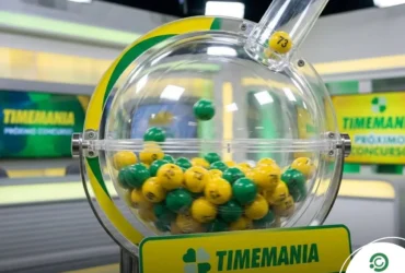 Resultado da Timemania 2365: Confira os números e o Time do Coração desta terça (10/03) 9 Imagem conceitual de uma bolinha amarela sendo extraída de um globo transparente.