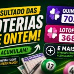 Acumulou: veja o resultado da Quina, Lotofácil e use nosso palpiteiro para a Mega-Sena de R$ 52 milhões
