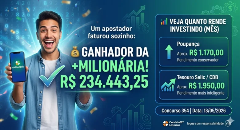 ganhador milionaria