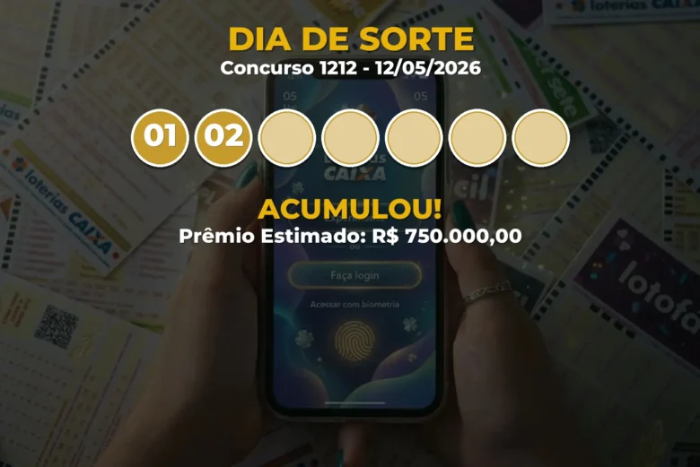 Resultado da Dia de Sorte Concurso 1212