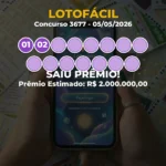 Resultado da Lotofácil Concurso 3677