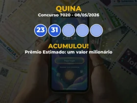 Resultado da Quina Concurso 7020