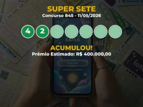 Resultado da Super Sete Concurso 845
