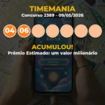 Resultado da Timemania Concurso 2389