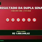 Dupla Sena de hoje