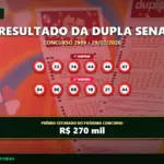 Resultado da Dupla Sena 2989