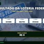 Loteria Federal concurso 6087