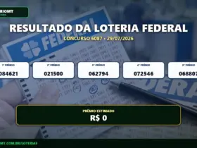 Loteria Federal concurso 6087