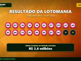 Resultado da lotomania concurso 2954