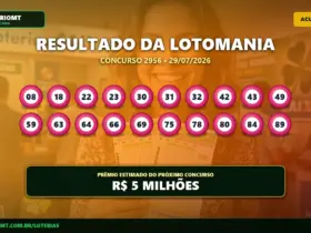 Resultado do concurso 2956 da Lotomania