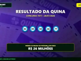 Resultado da Quina 7077