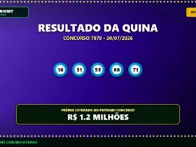 Resultado da Quina 7079