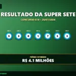 Resultado da Super Sete 878