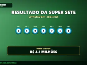 Resultado da Super Sete 878