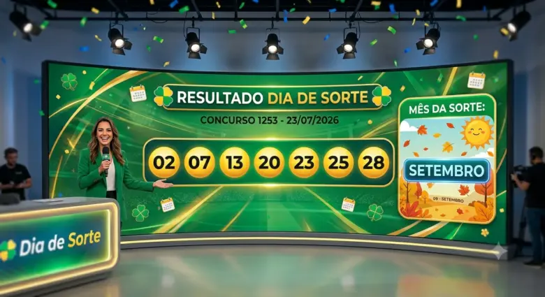 Dia de Sorte 1253: Aposta única leva prêmio de R$ 246 mil; veja o resultado 1 Resultado do Dia de Sorte 1253