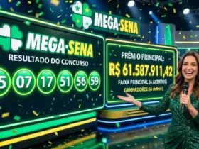 Mega-Sena 3035 acumula e prêmio vai a R$ 70 milhões; veja dezenas 3 mega sena