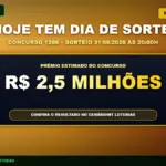 Banner do Dia de Sorte concurso 1286