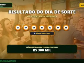 Resultado do Dia de Sorte 1265: prêmio acumula e vai a R$ 300 mil 3 Resultado do dia de sorte concurso 1265