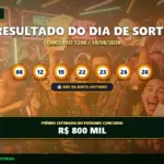 Resultado do Dia de Sorte 1268